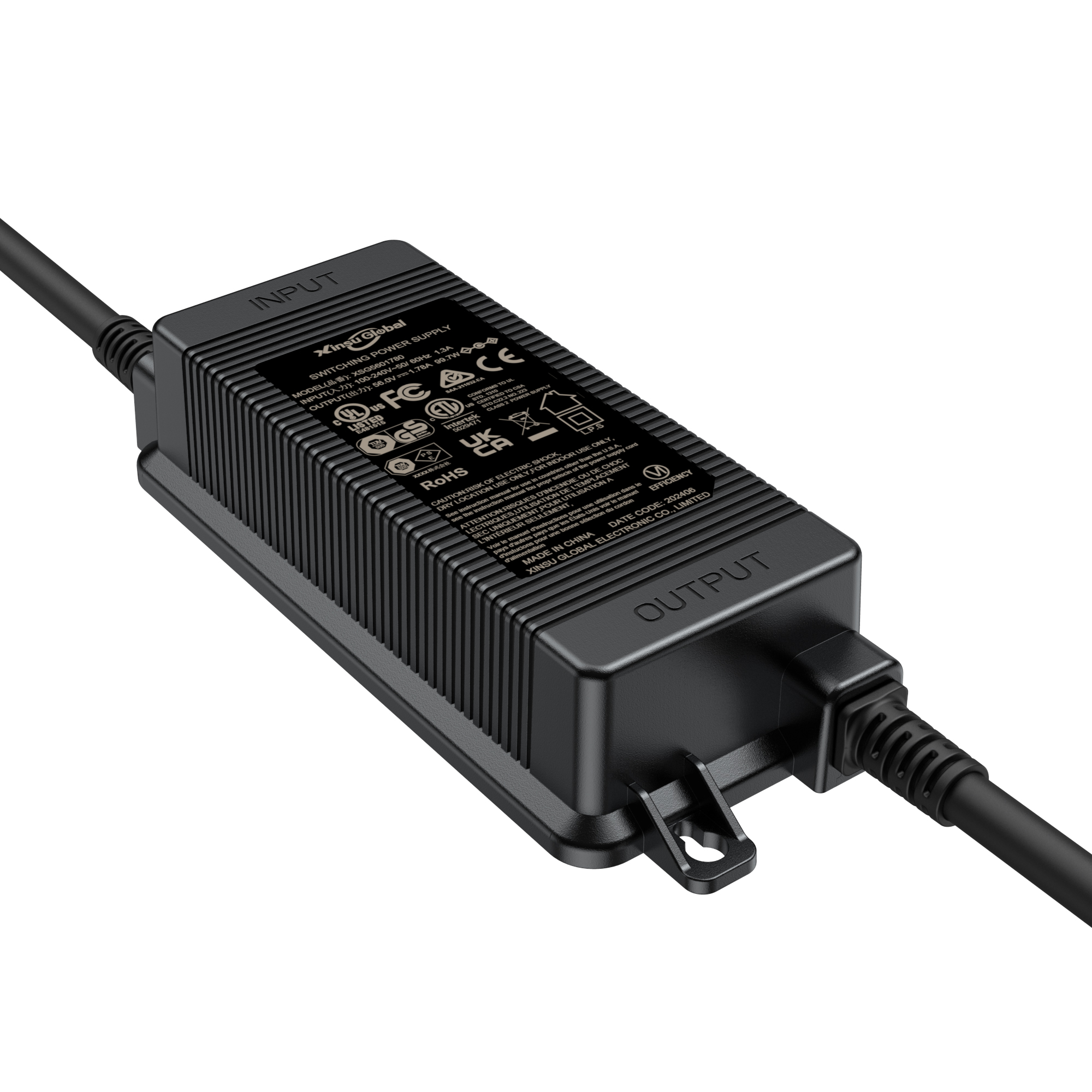 IEC60335-2-29 25.5V 2A IP65 IP67 Waterproof Charger for Robotic Pool Cleaners Underwater Vehicles
